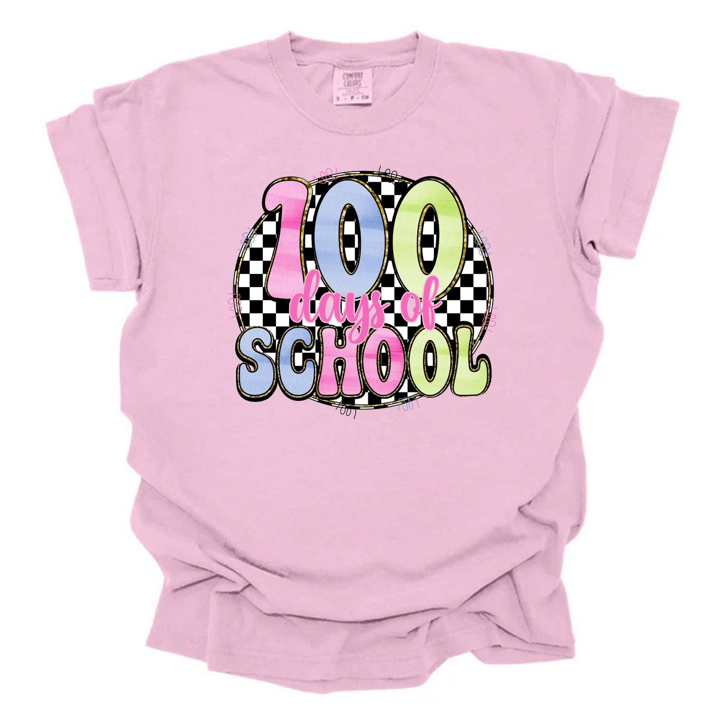 100 Days Doodle Checkered