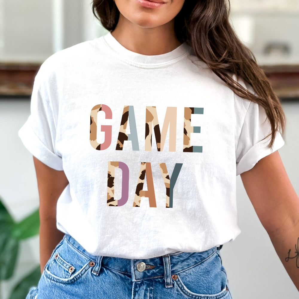 Game Day Cheetah and Color Font