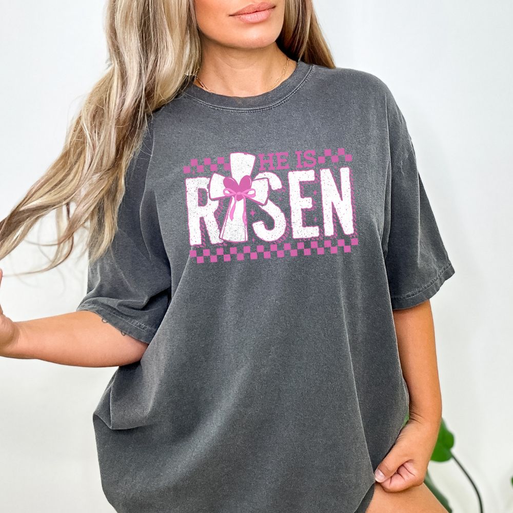 He Is Risen Checkered