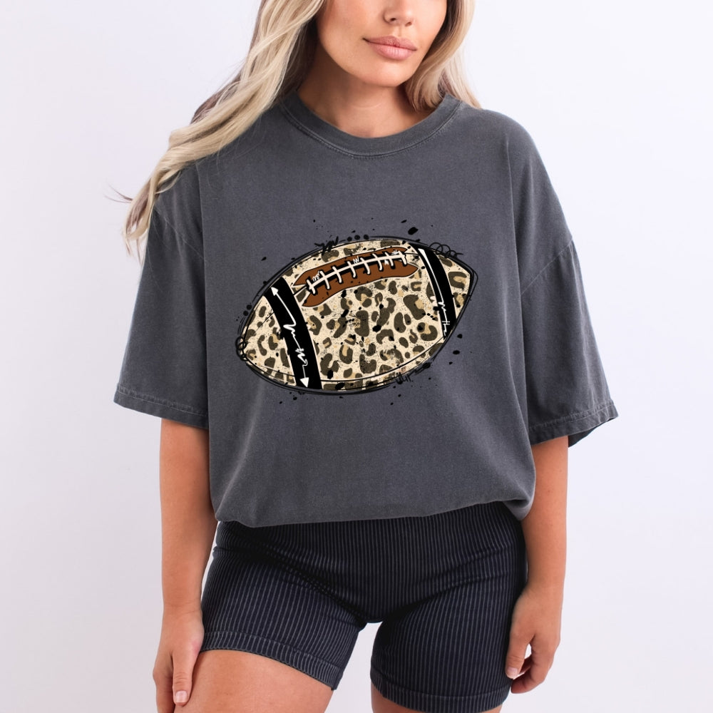 Cheetah Print Football