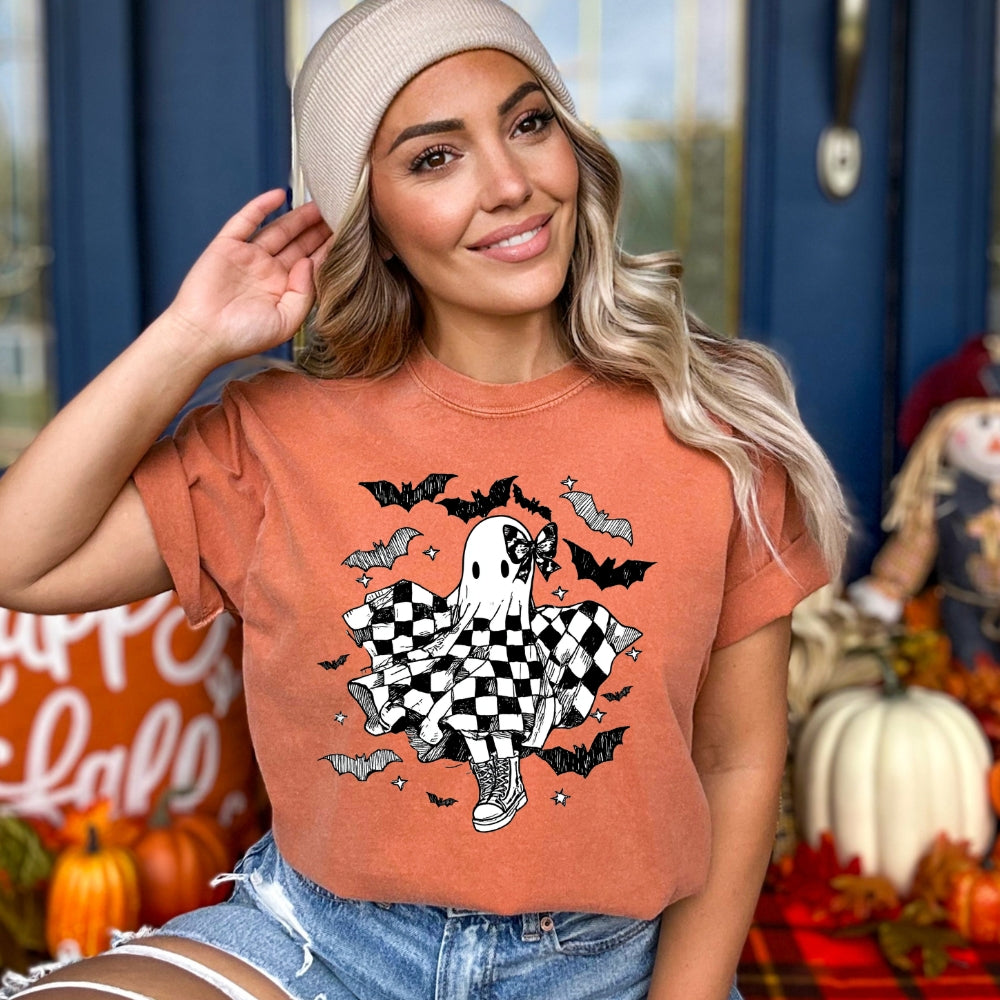 Checkered Ghost With Bats