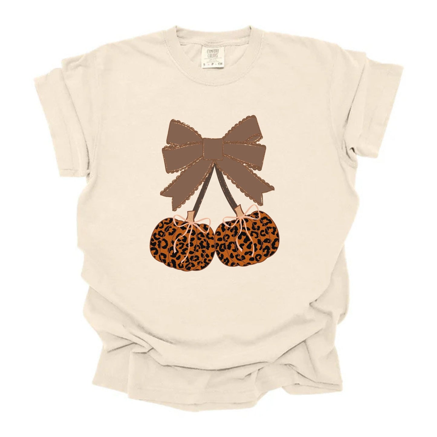 Cheetah Pumpkins On Bow