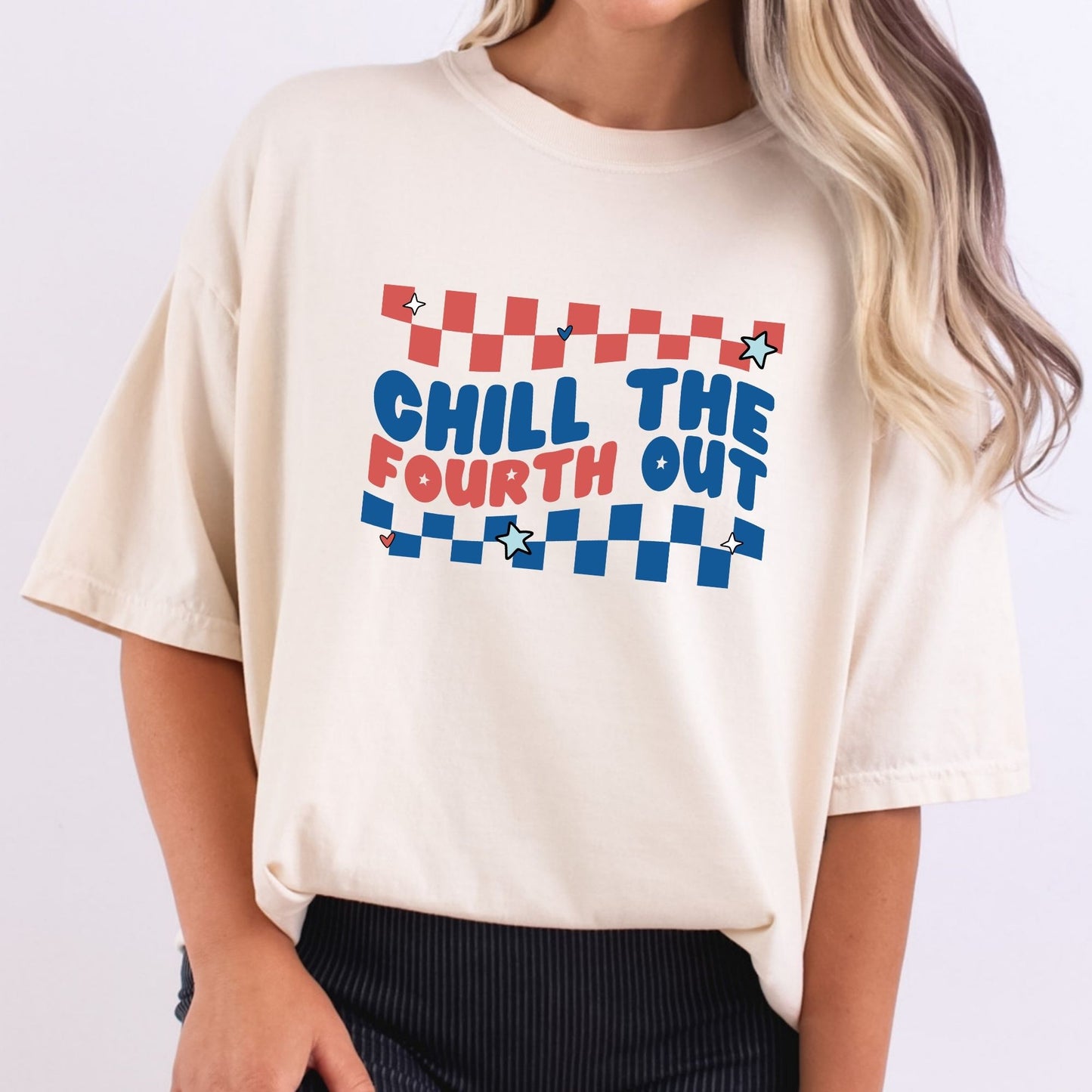 Chill The Fourth Out Checkered