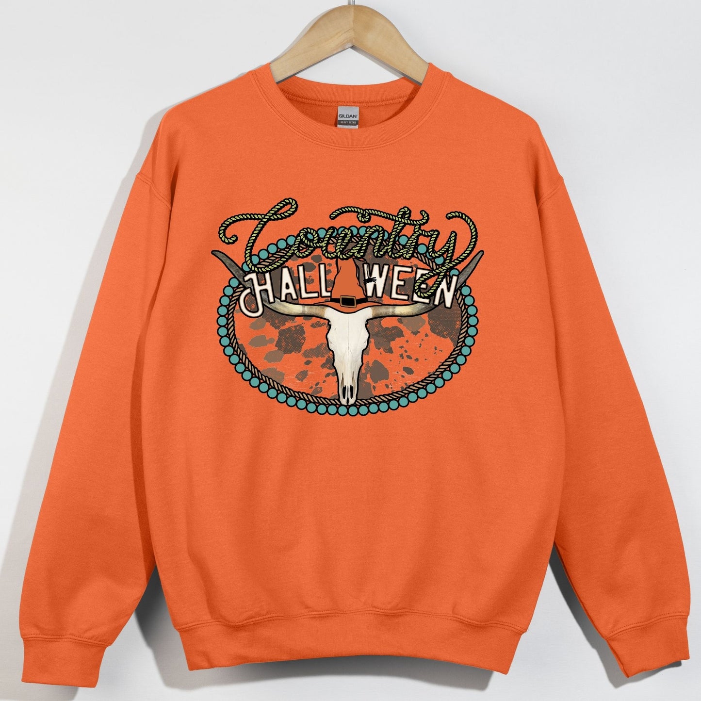 Country Halloween Cow Print