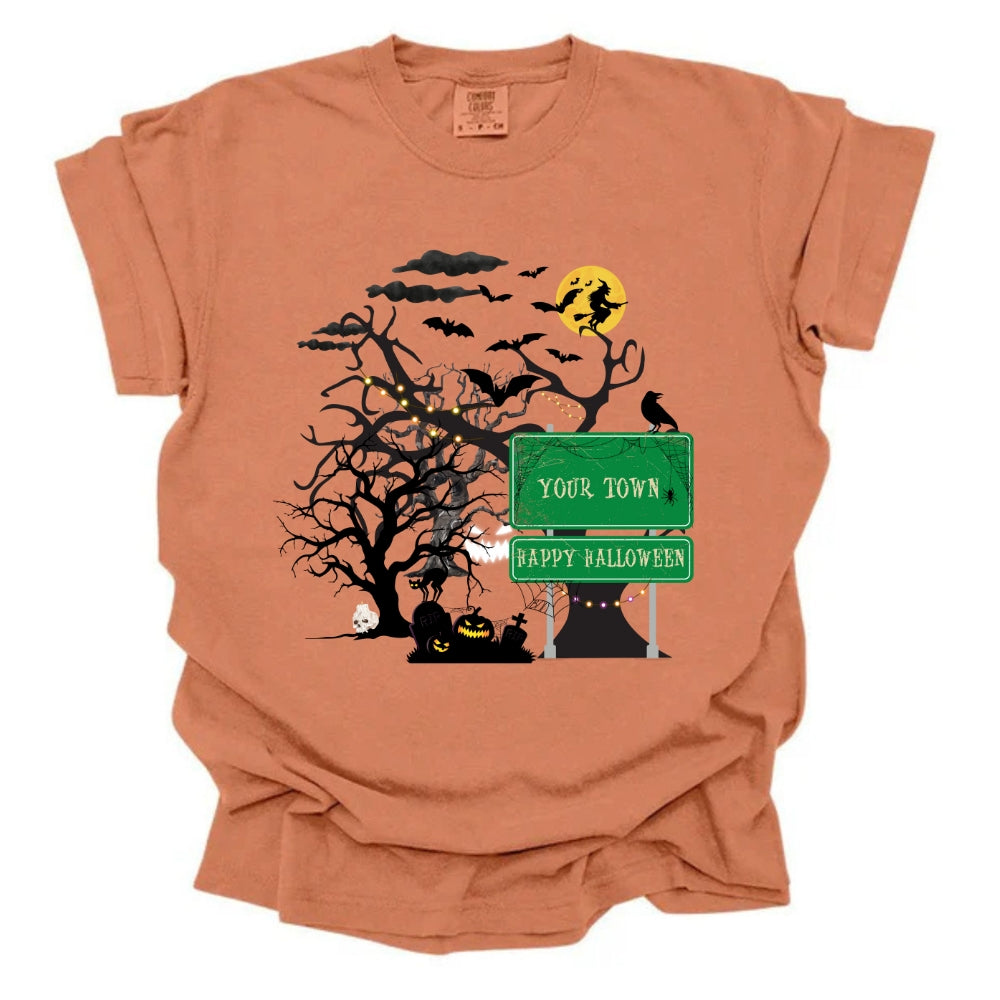 Custom Home Town Halloween