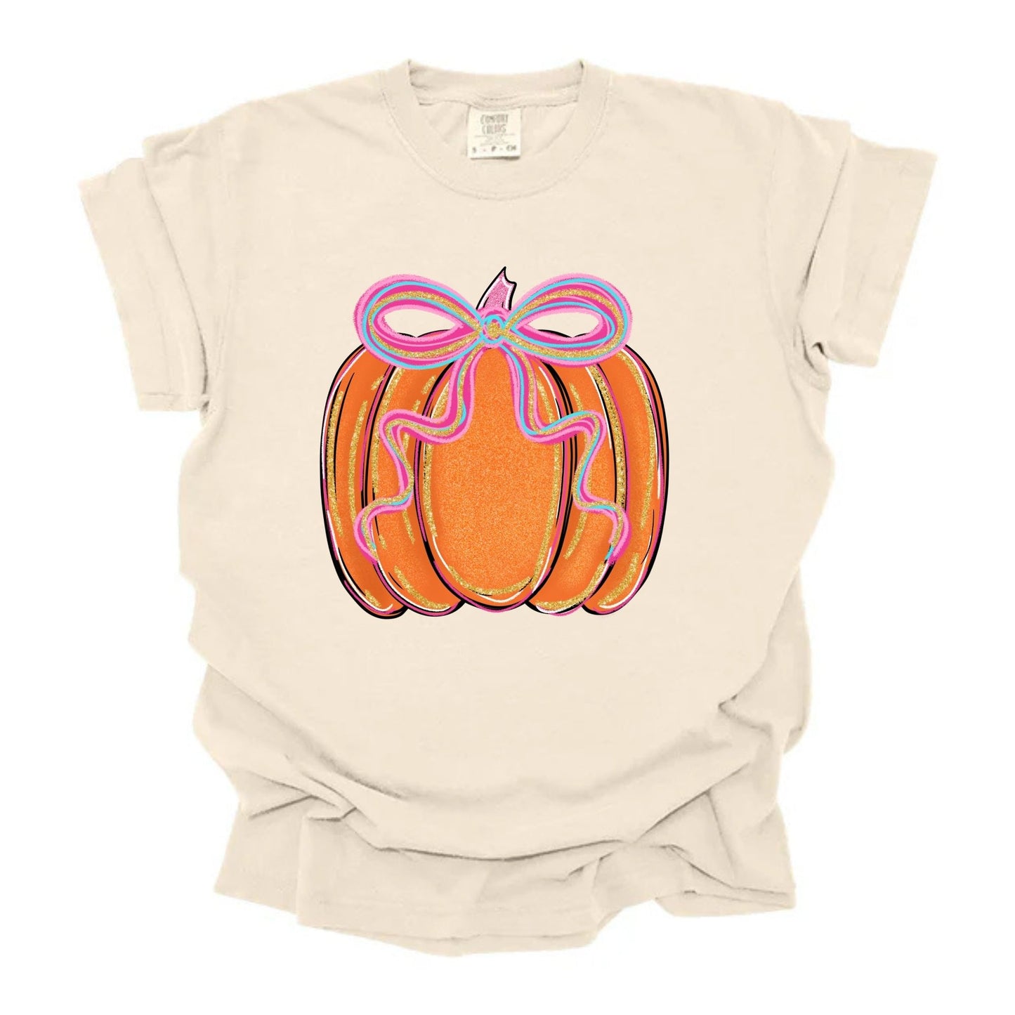 Cutesy Glitter Trendy Pumpkin