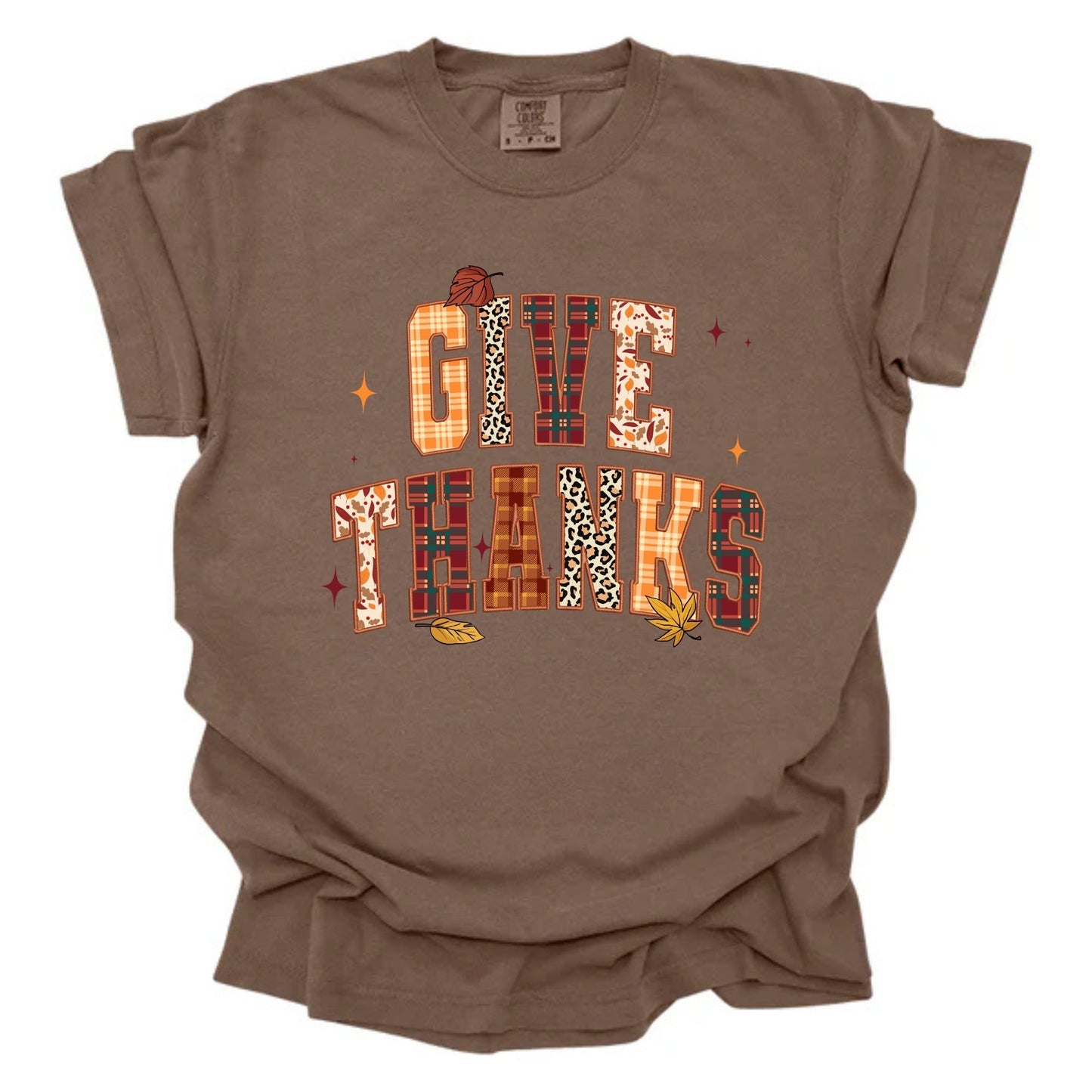 Fall Patterned Give Thanks