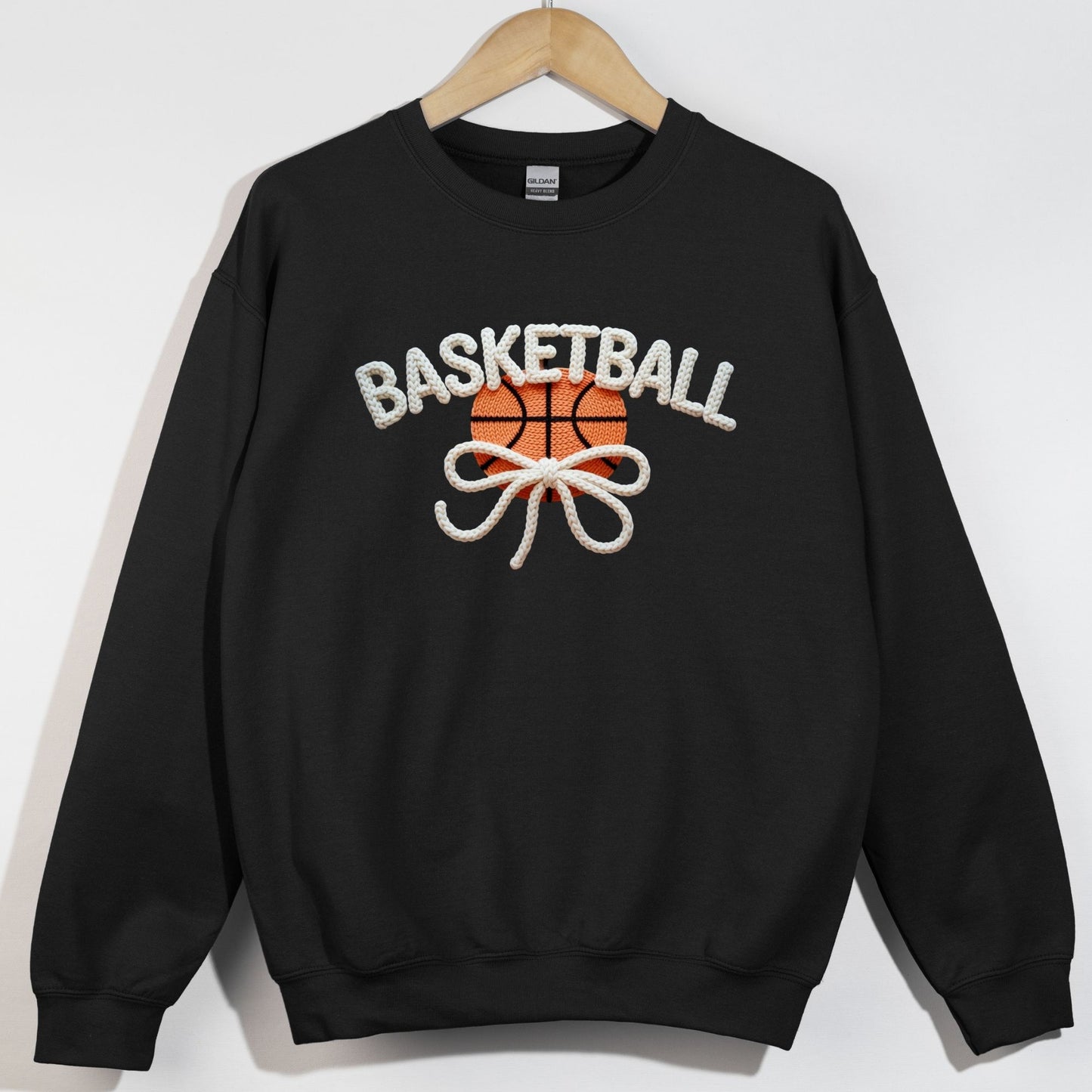 Faux Yarn Basketball Coquette
