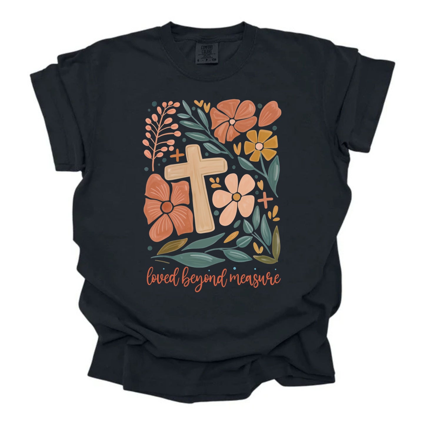 Flowers And Cross