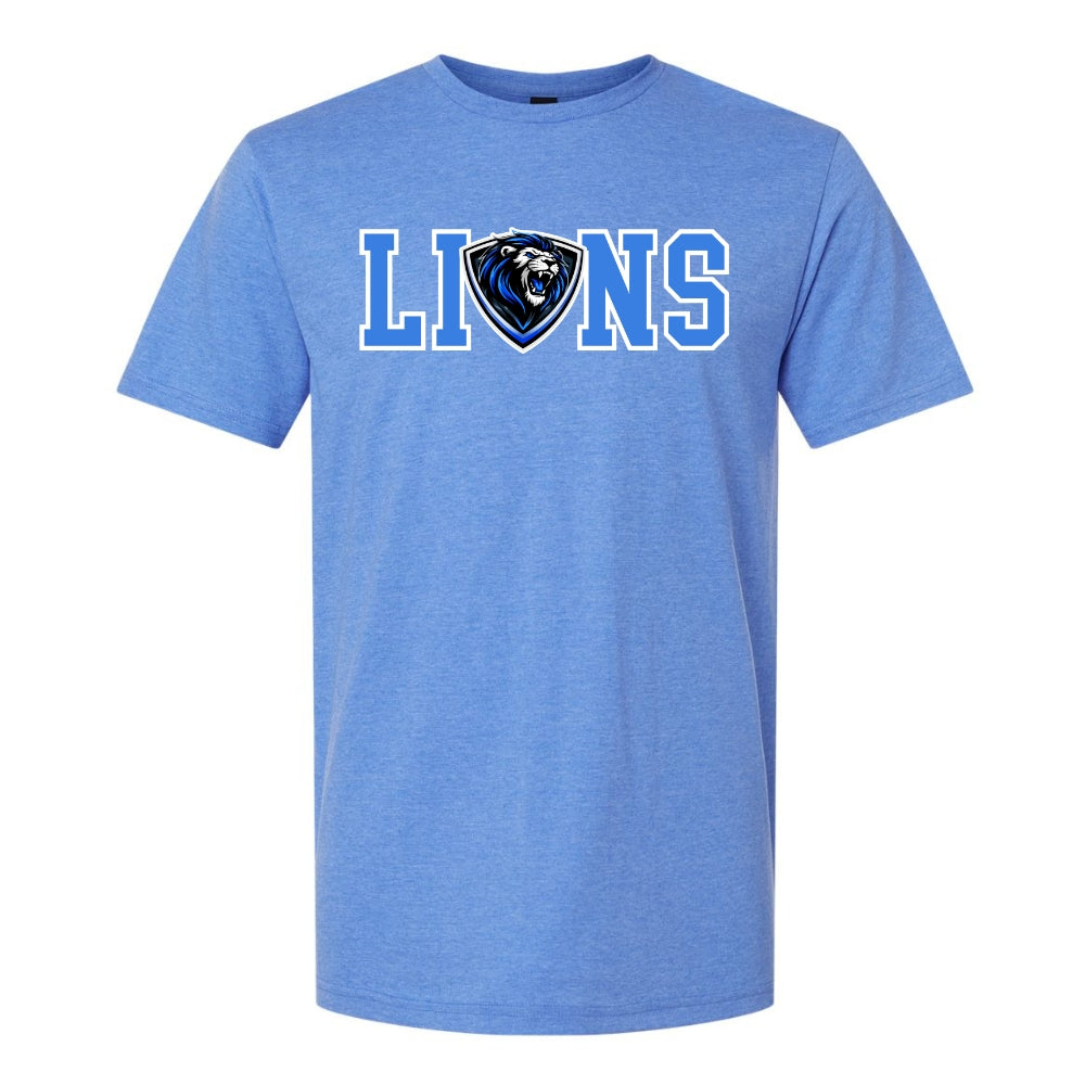 Lions Heather Blue Tee