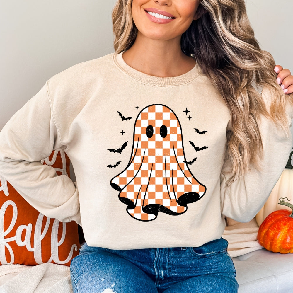Orange Checkered Ghost