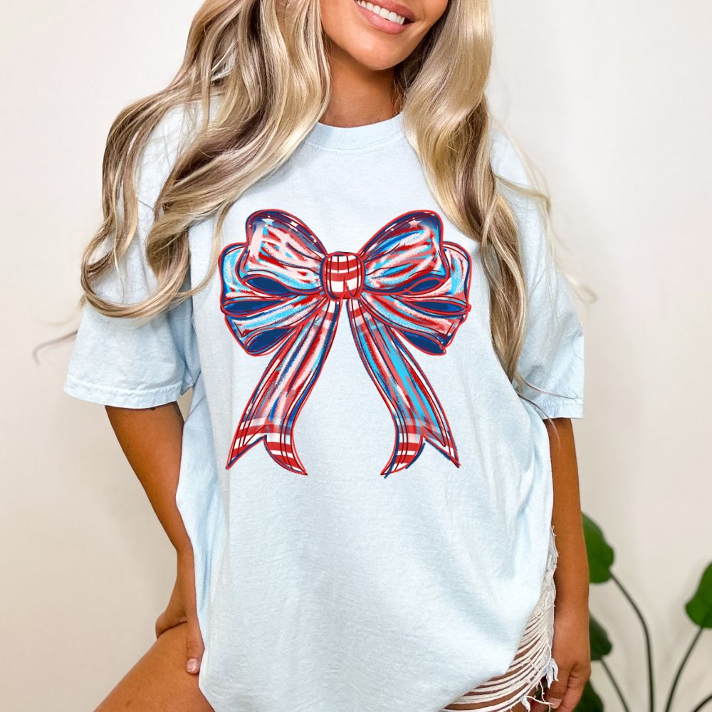 Patriotic Coquette Bow