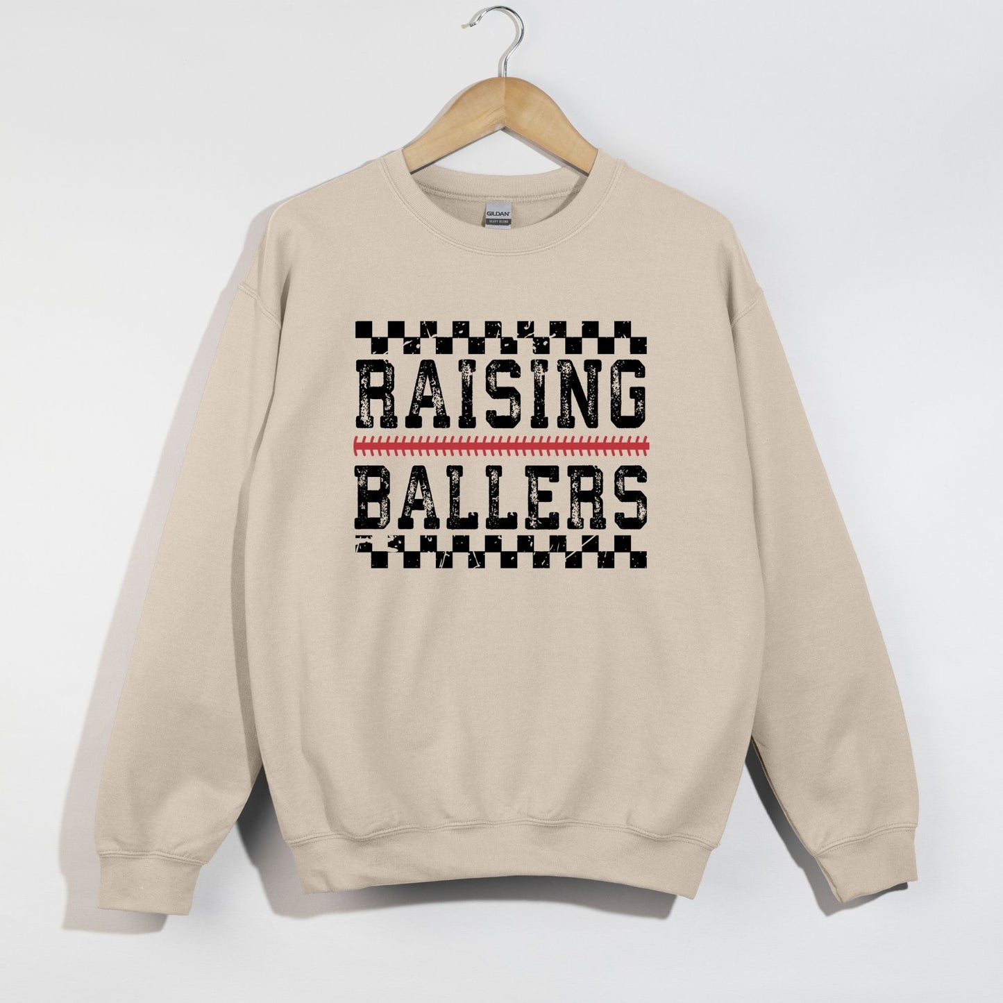 Raising Ballers Distressed Checkered