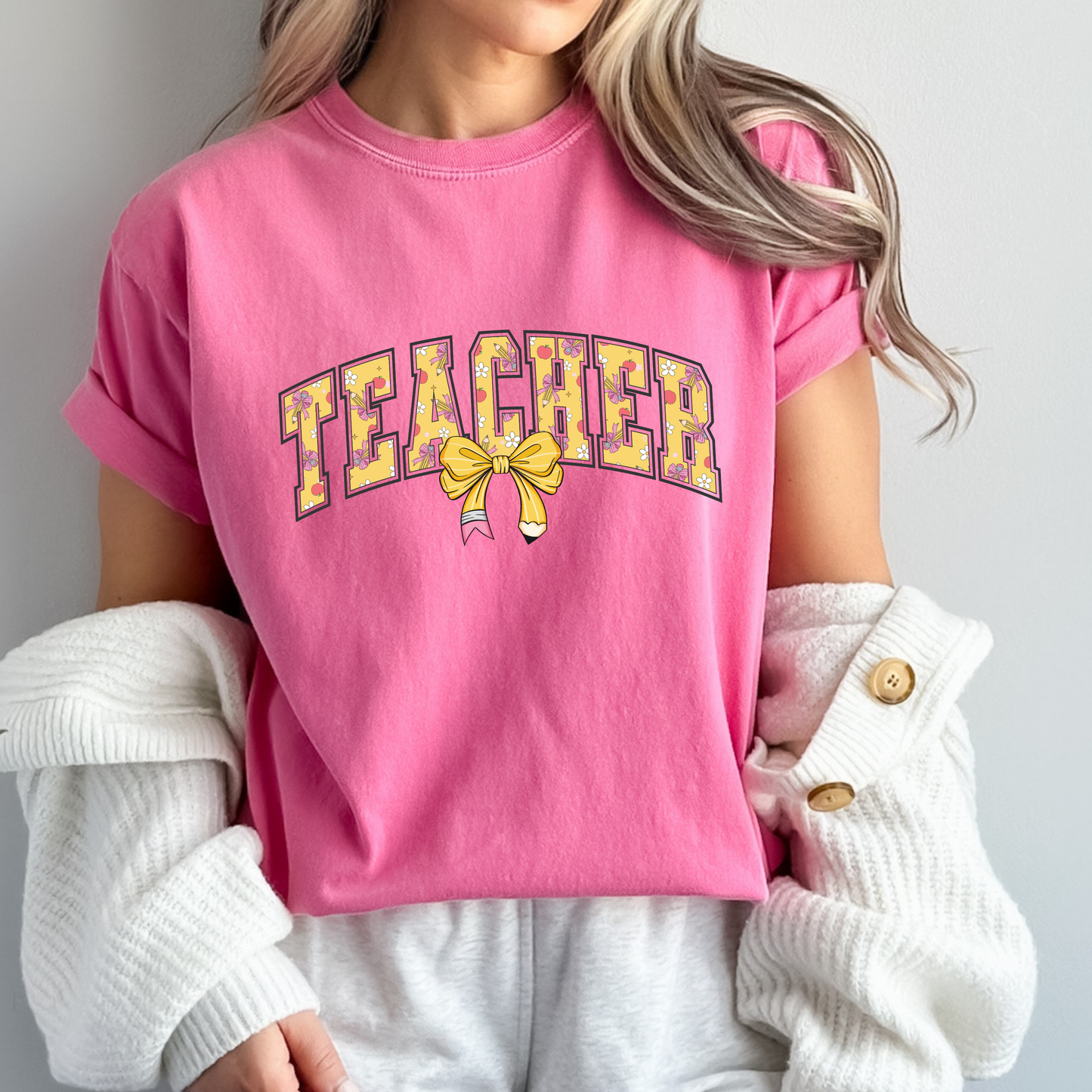 Teacher Varsity Pencil Print