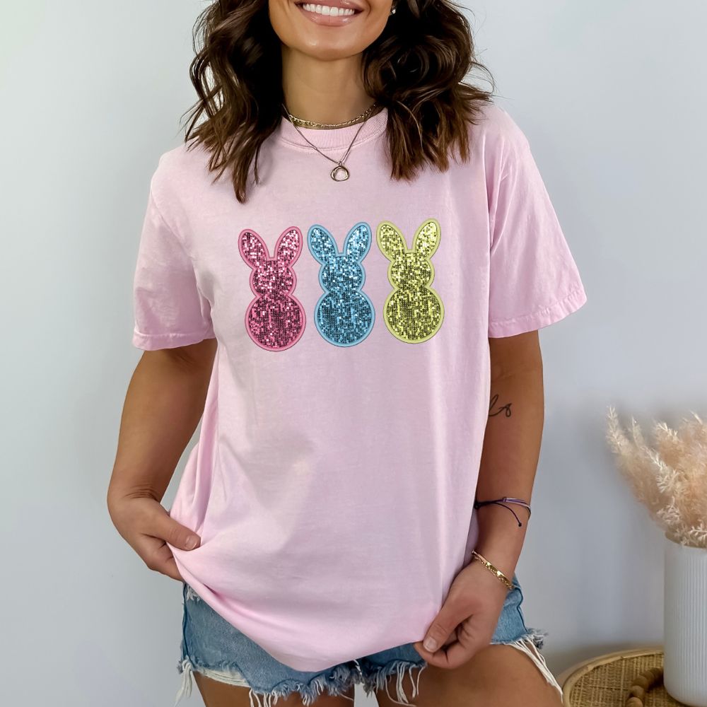 Easter Bunny Faux Sequins