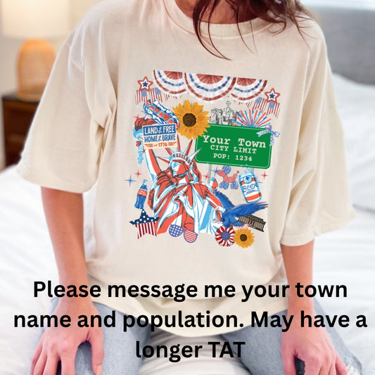 Custom 4th Of Town