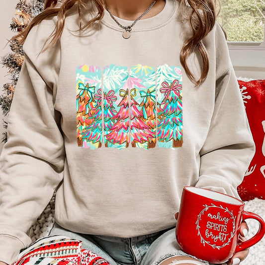 Colorful Brushstroke Christmas