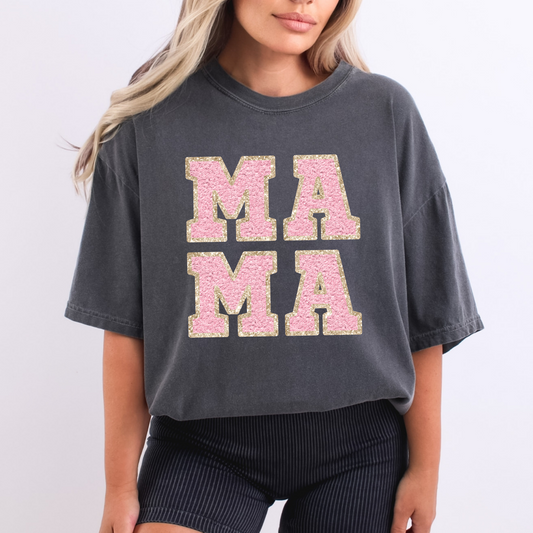 Faux Chenille Mama