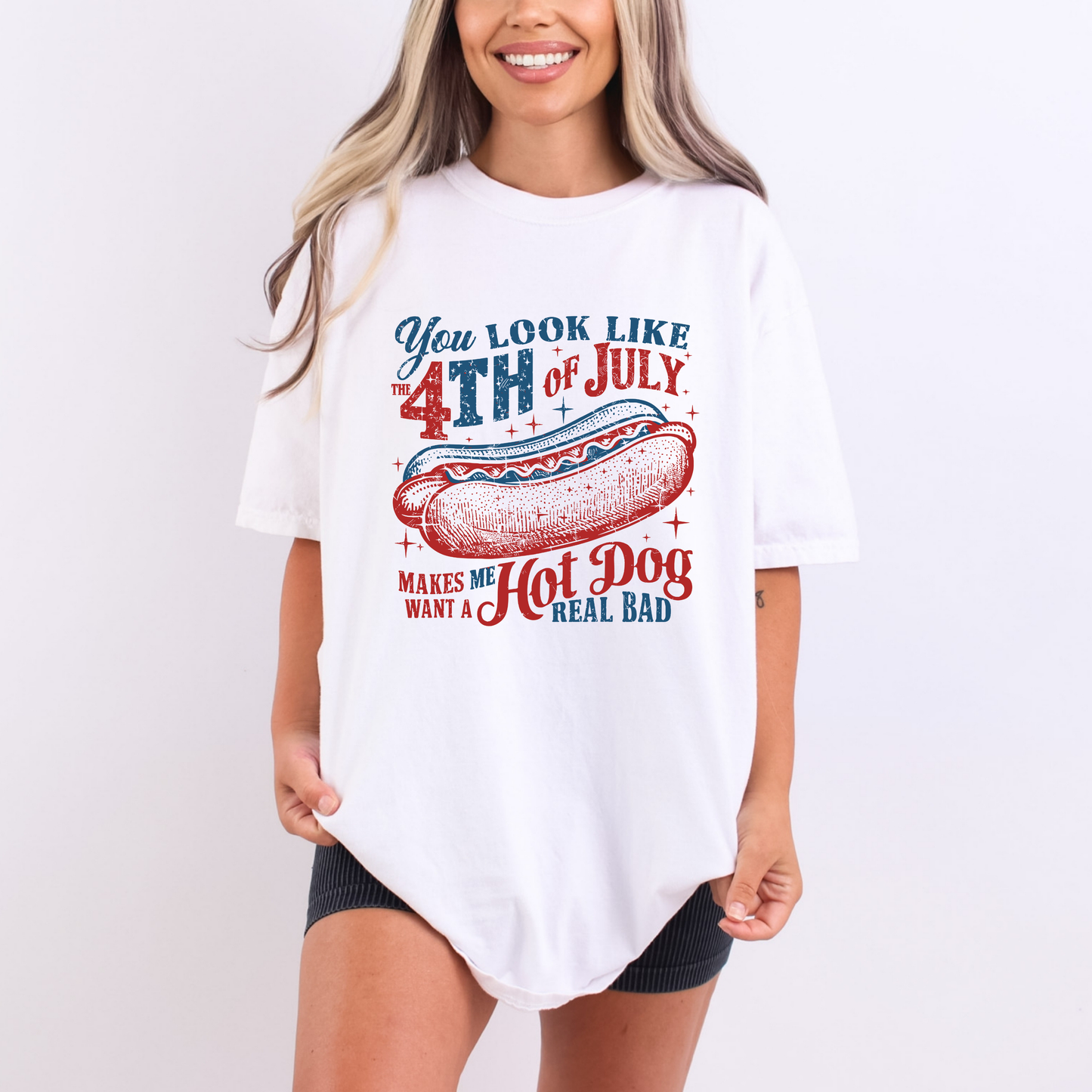 Hot Dog Patriotic