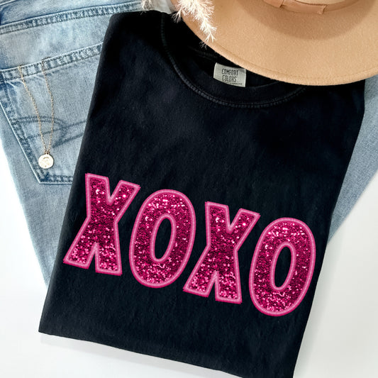 Faux Embroidery XOXO