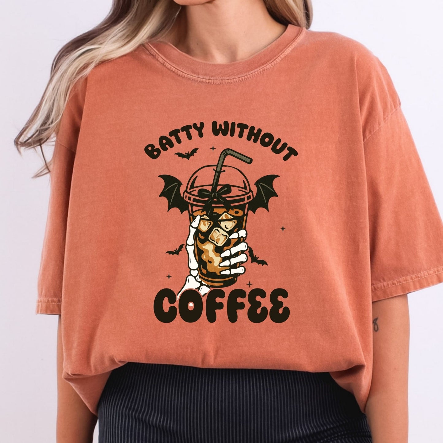 Batty Without Coffee Cup