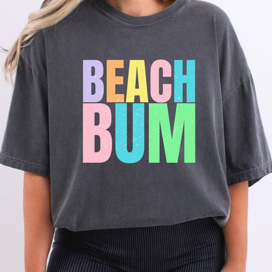 Beach Bum Stacked and Distressed