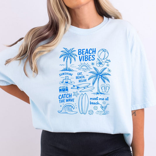 Beach Vibes Blue