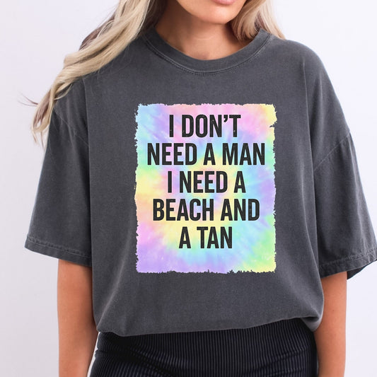 Beach and a Tan Tye Dye