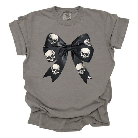 Black Bow with Skulls Grudge