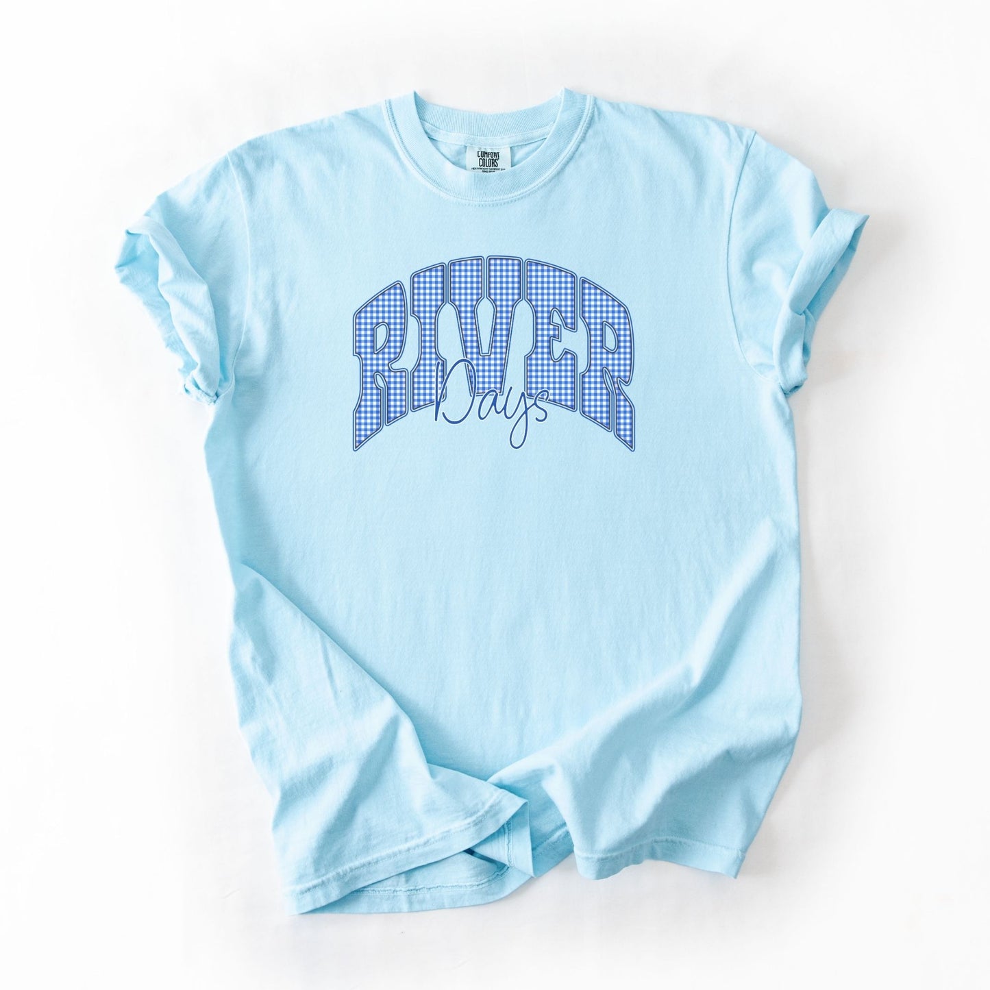 Blue Plaid River Days