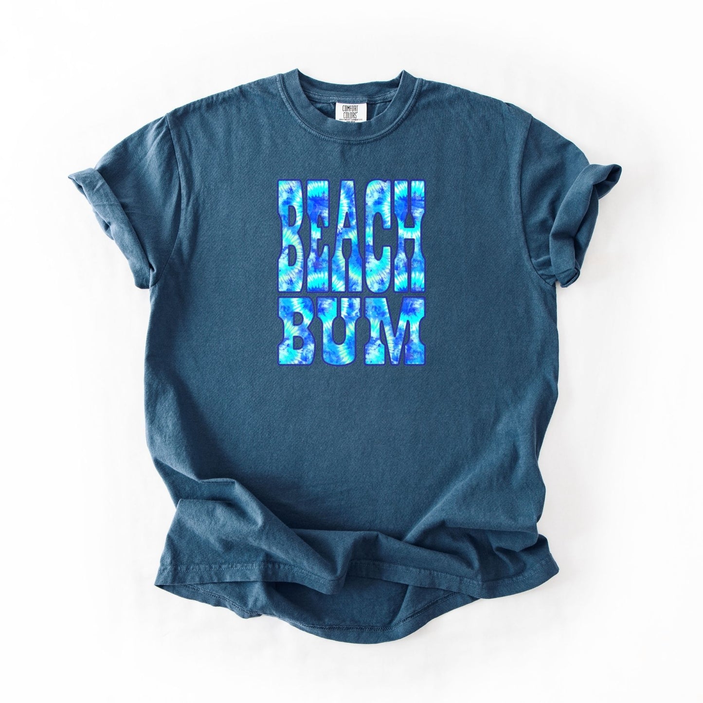 Blue Tye Dye Beach Bum