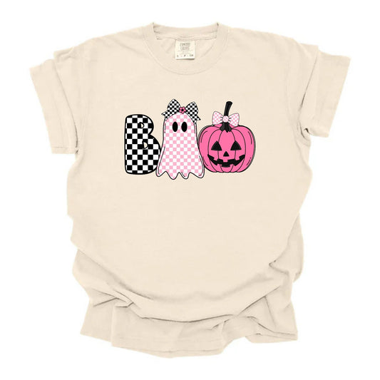 Boo Checkered Girls