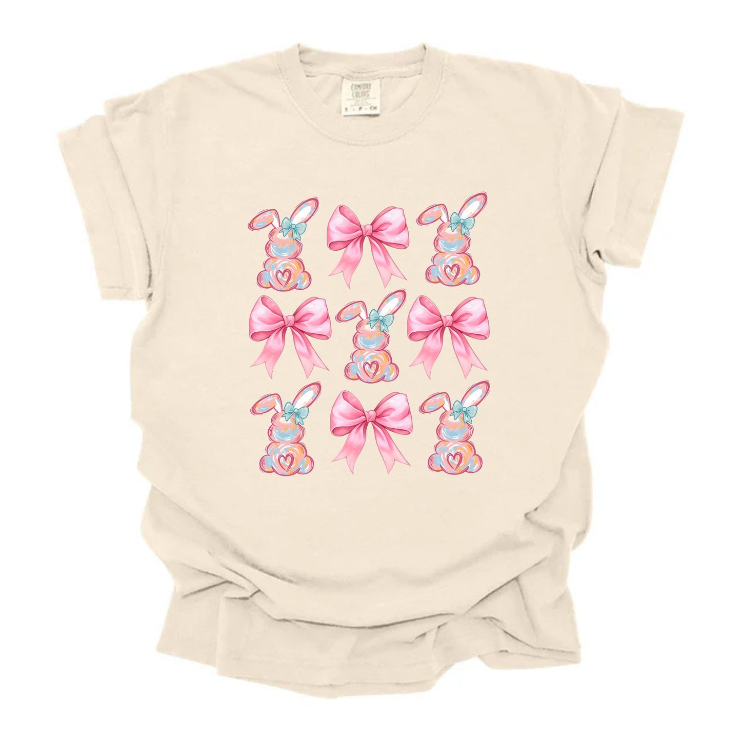Brushstroke Bunnies And Bow