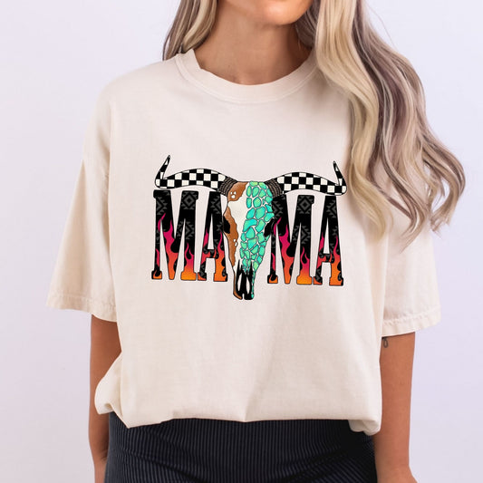 Bull Head Flaming Mama