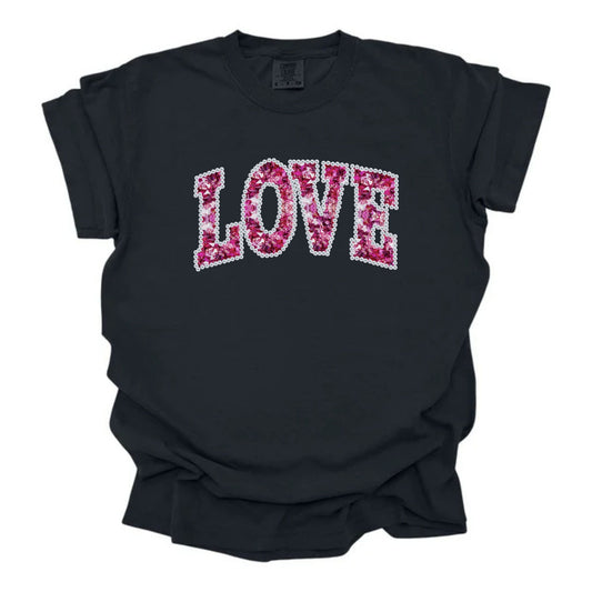 Chunky Rhinestone Love