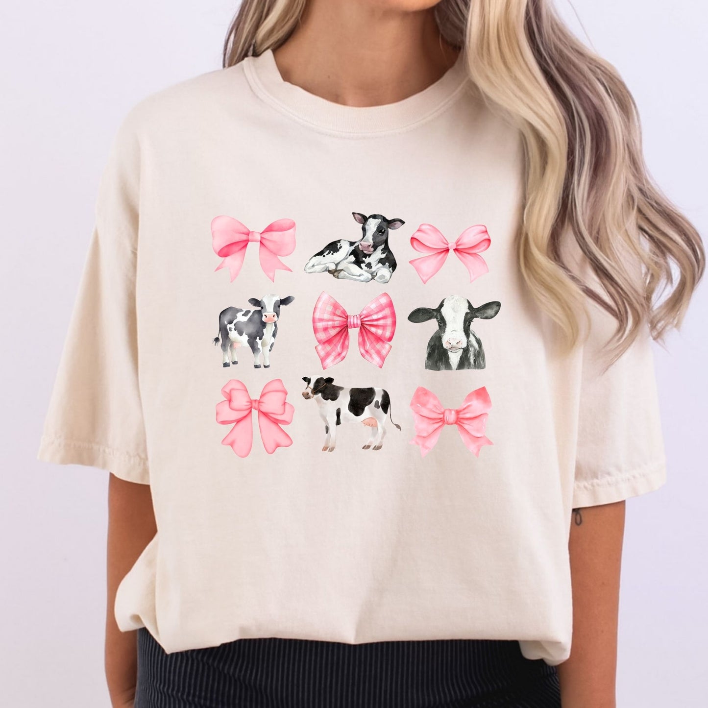 Cows Pink Bows