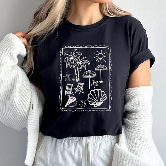 Cream Stamp Beach