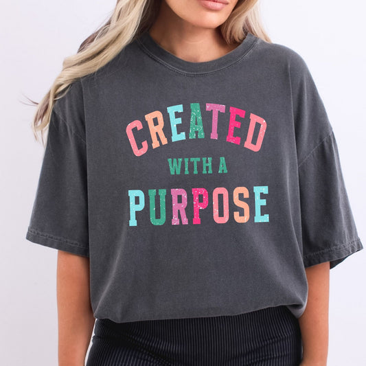 Created With A Purpose Multicolored