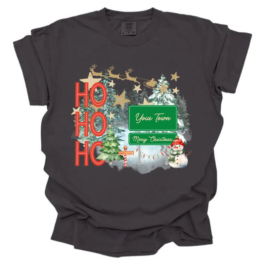 Custom Home Town Christmas