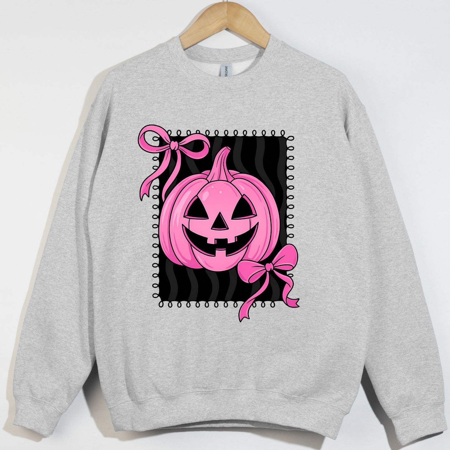 Cutesy Doodle Frame Pink Pumpkin
