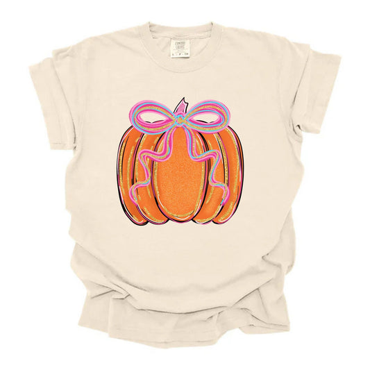Cutesy Glitter Trendy Pumpkin