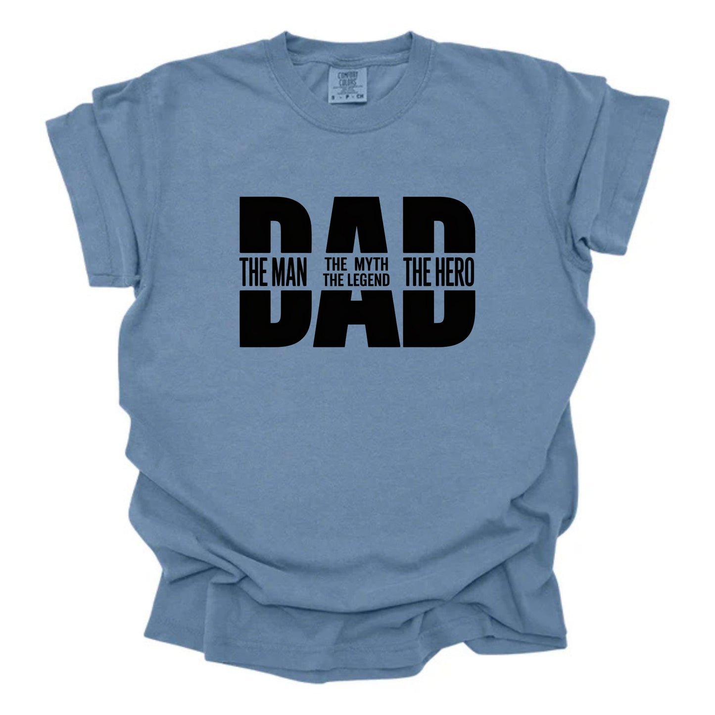 Dad Bold Words Black