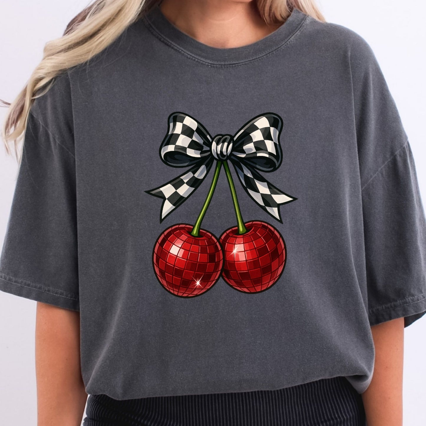 Disco Cherries Checkered
