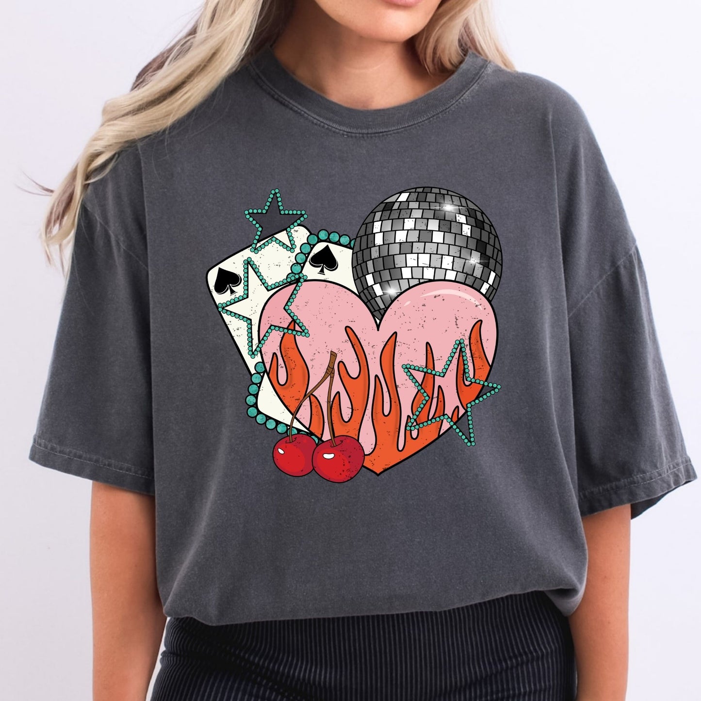 Disco Turquoise Collage