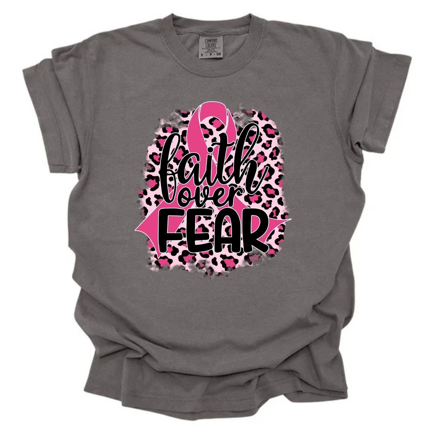 Faith Over Fear Cancer Ribbon