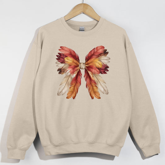 Fall Feather Bow