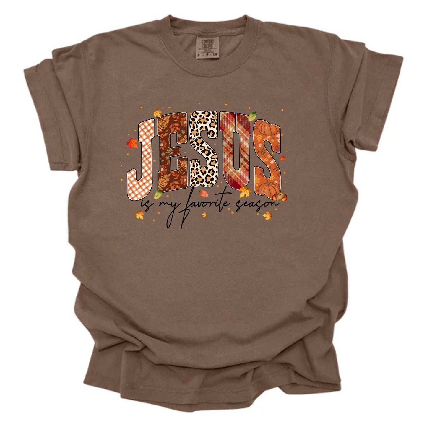 Fall Patterned Jesus