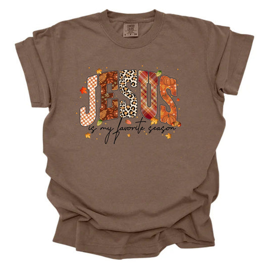 Fall Patterned Jesus