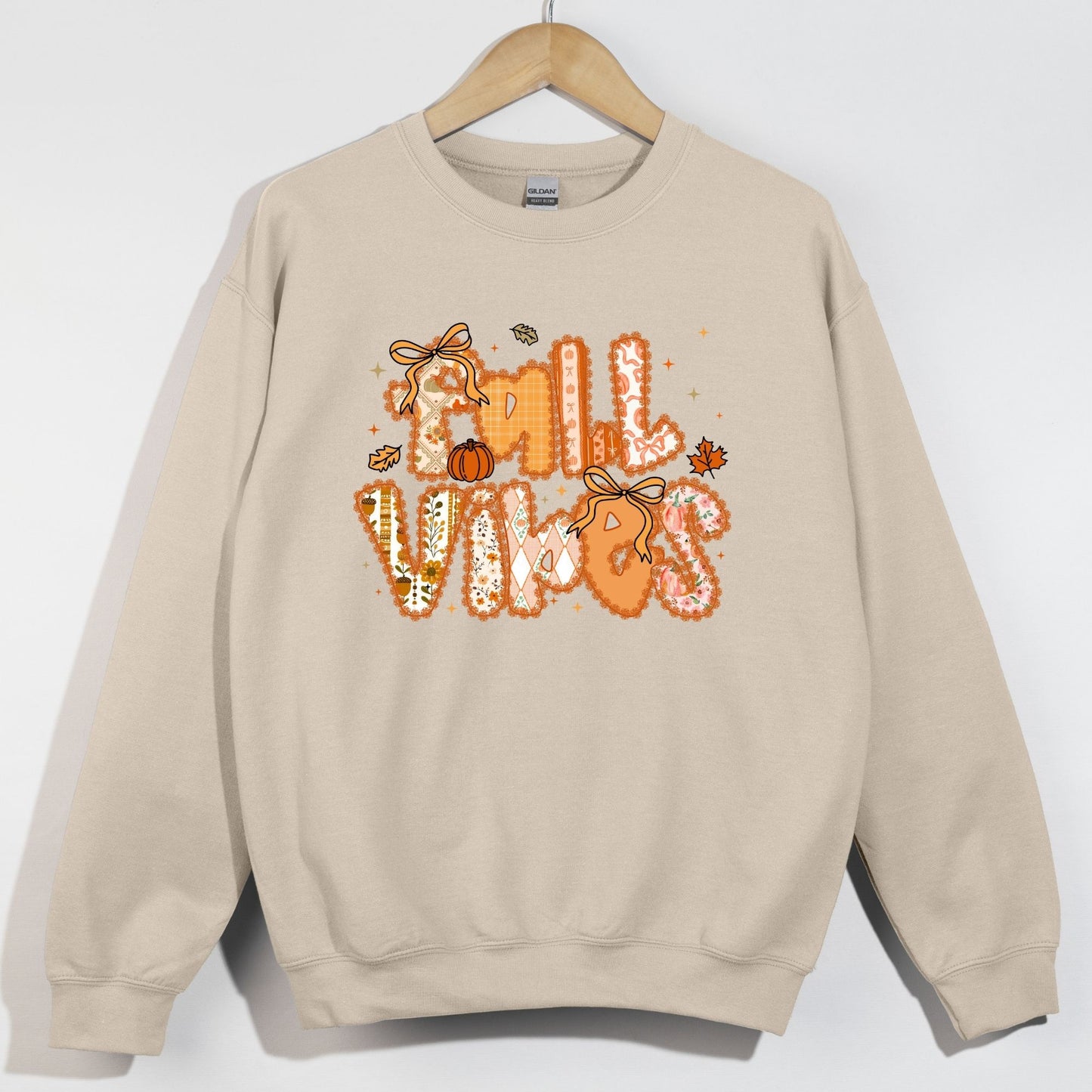 Fall Vibes Orange Lace