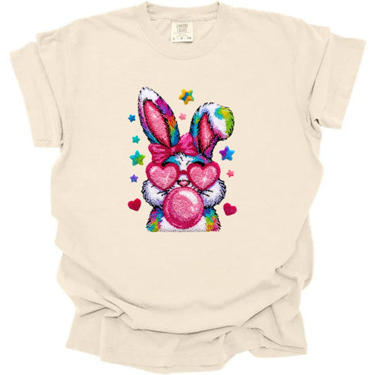 Faux Heart Eye Bunny